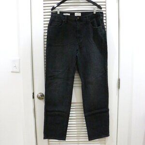 Universal Threads High Rise 90s Straight Black Jeans